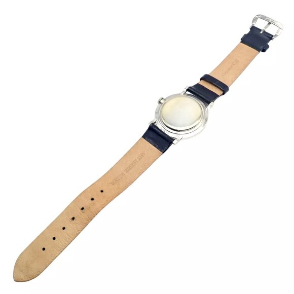 Vintage Longines 18k White Gold Diamond Bezel Manual Wind Mystery Dial Watch - Picture 9 of 11